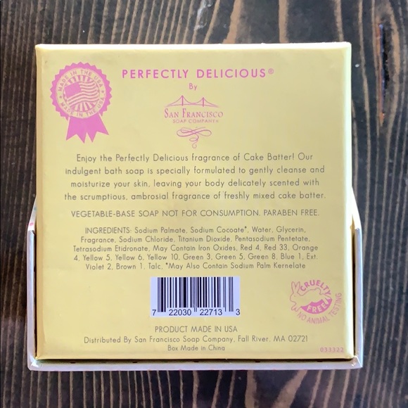 Perfectly Delicious triple milled CAKE BATTER soap - Picture 3 of 3